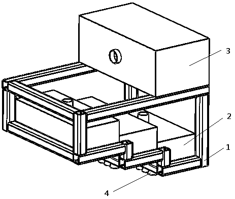 Profiling air suction cutting type saffron thread harvesting device