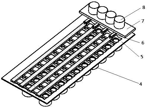 Profiling air suction cutting type saffron thread harvesting device