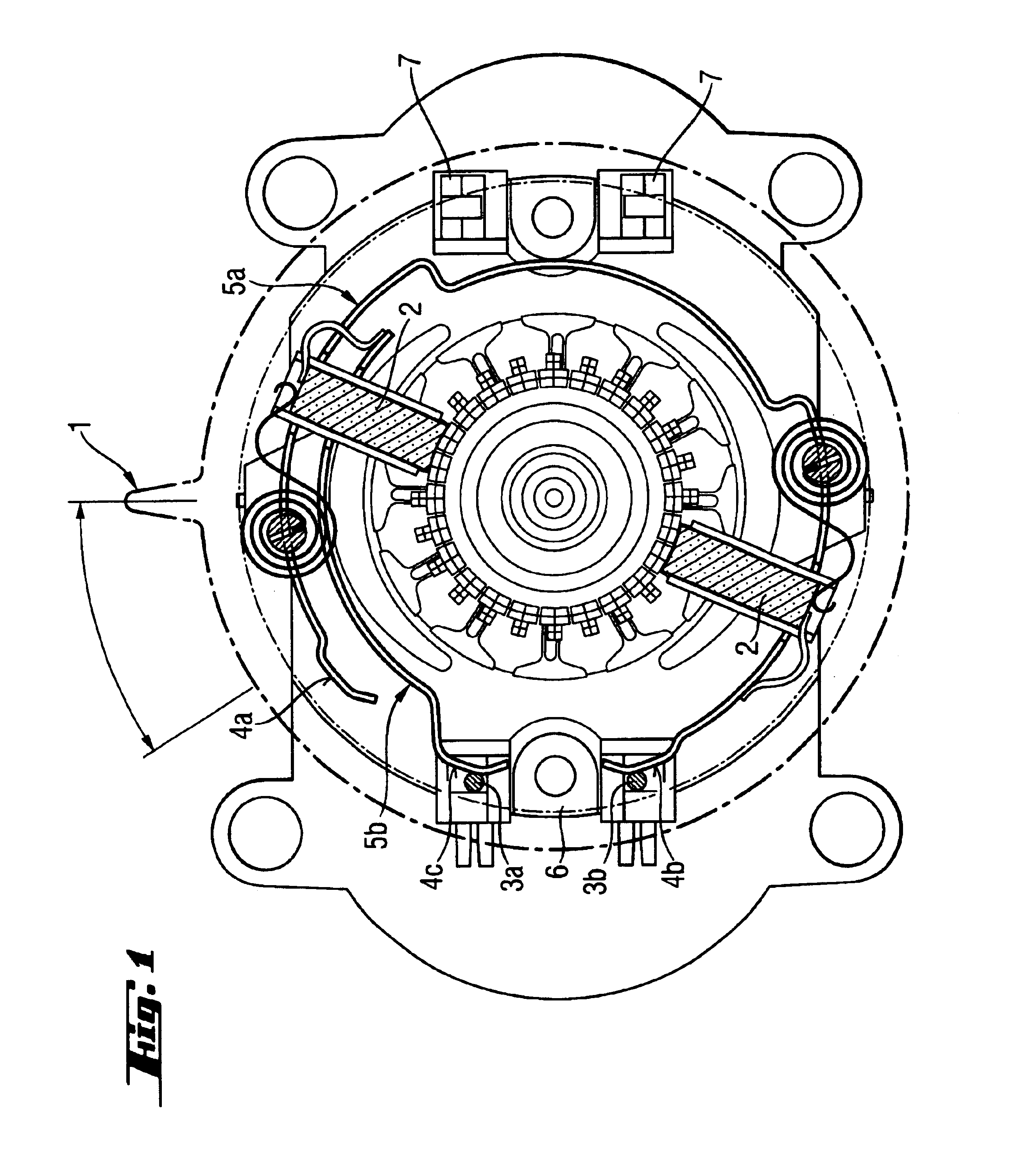 Commutating rotary switch