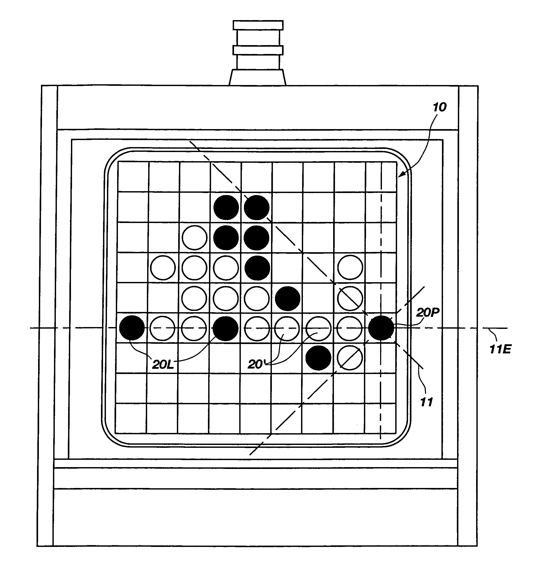 Competitive, matrix type game, play thereof as a bonus event to a primary game, and apparatus and systems for implementing the game