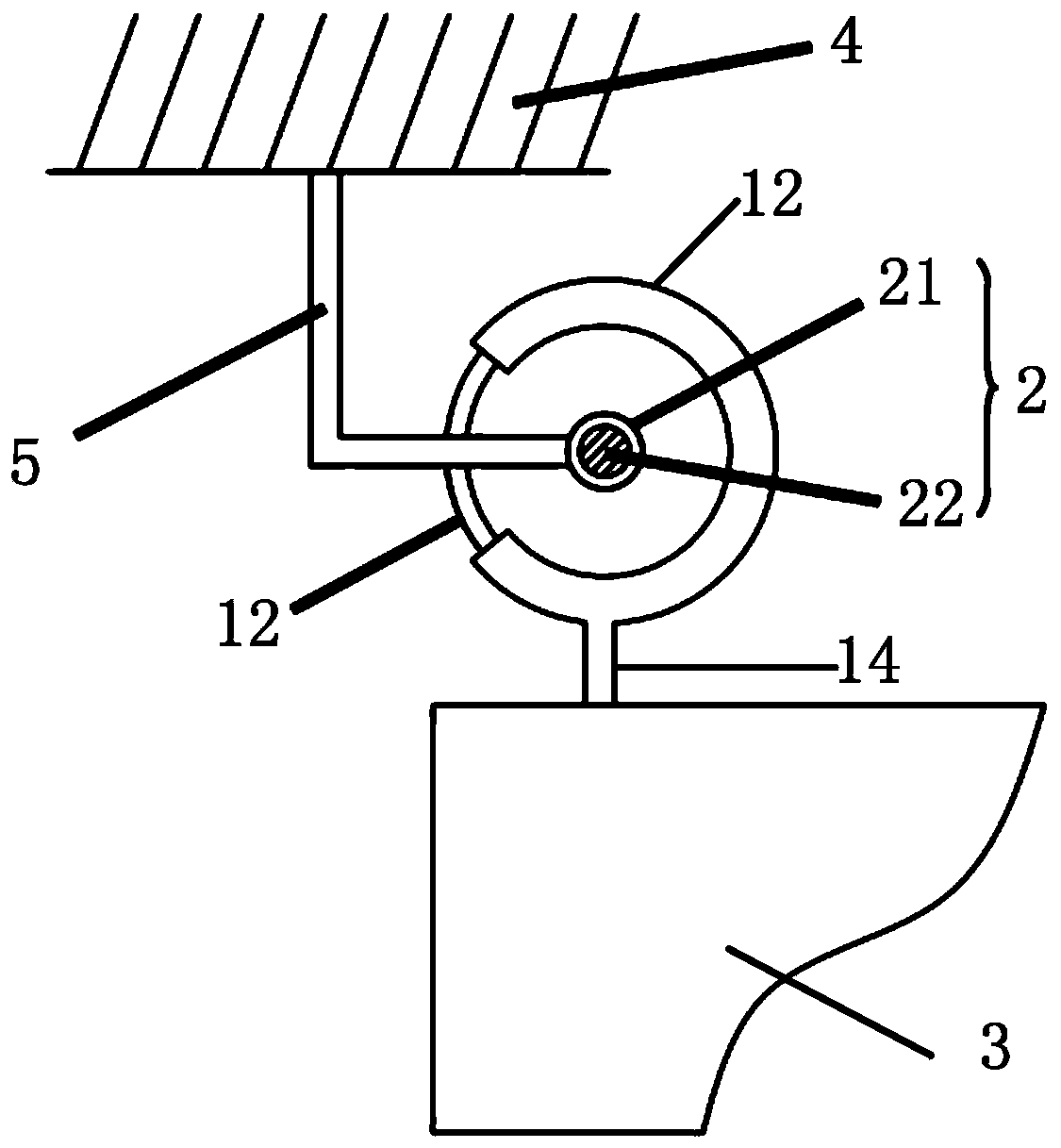 Power supply device for tunnel inspection robot based on induction power taking technology