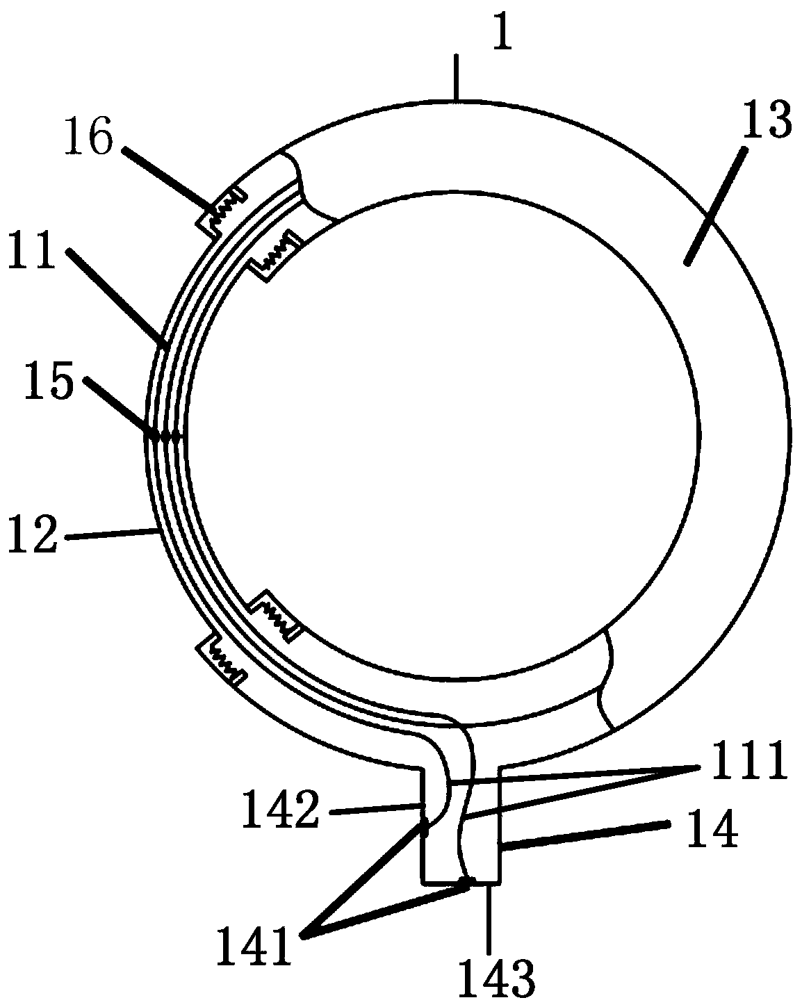 Power supply device for tunnel inspection robot based on induction power taking technology