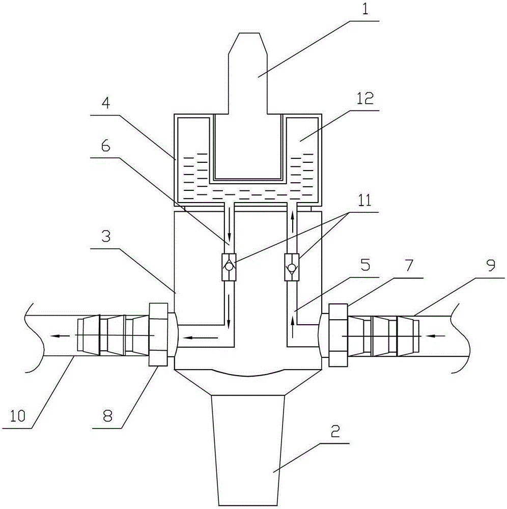 A lower electrode for projection welding with cooling device