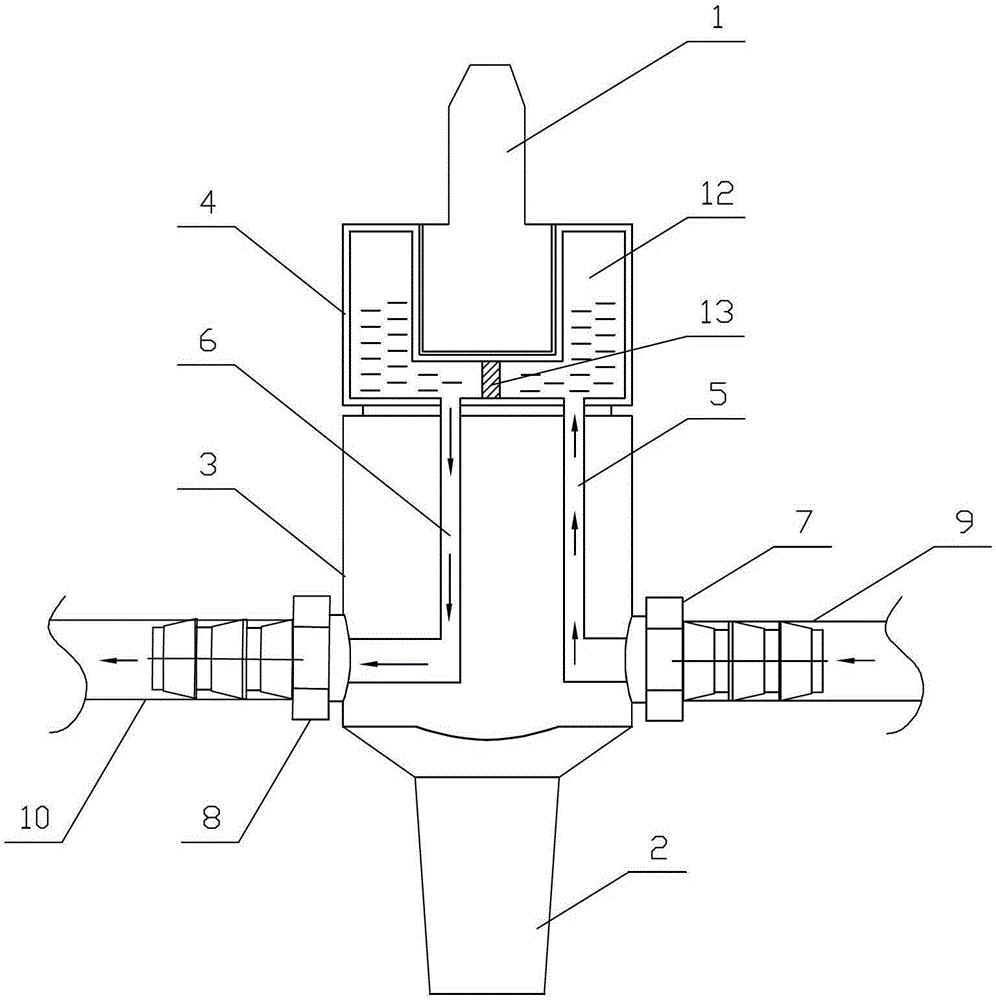 A lower electrode for projection welding with cooling device