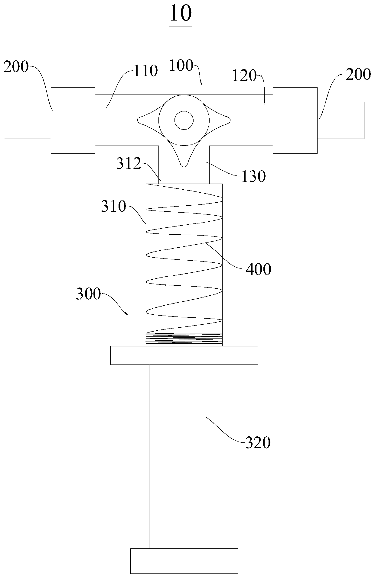 Water injection device for flexible ureteroscope