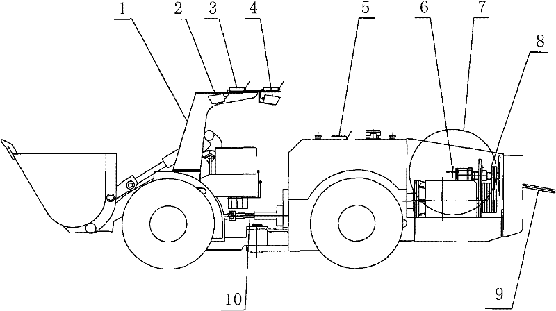 Manual control and remote control integrated electric fork lift truck