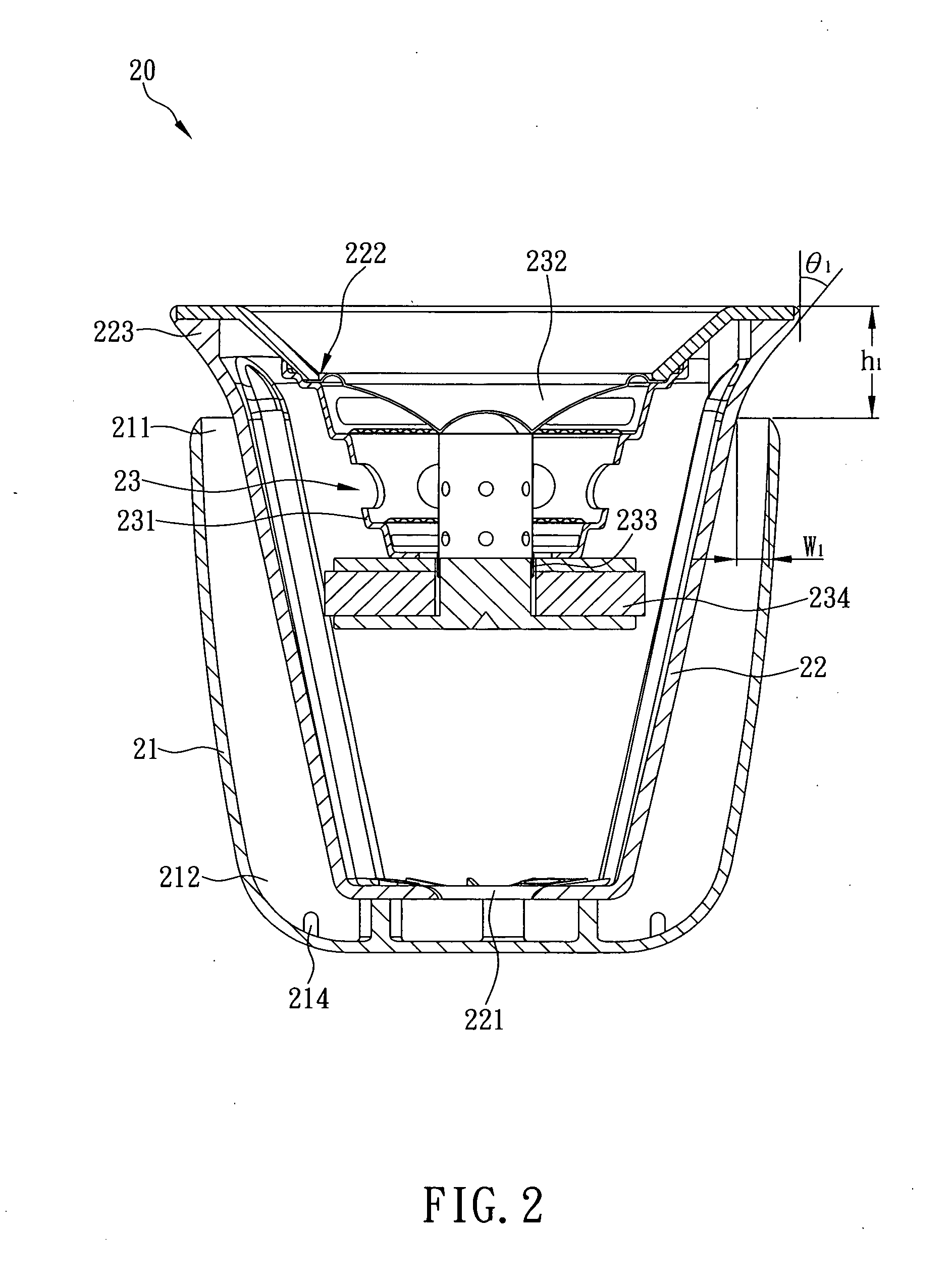 Audio radiation type reflective sound box structure