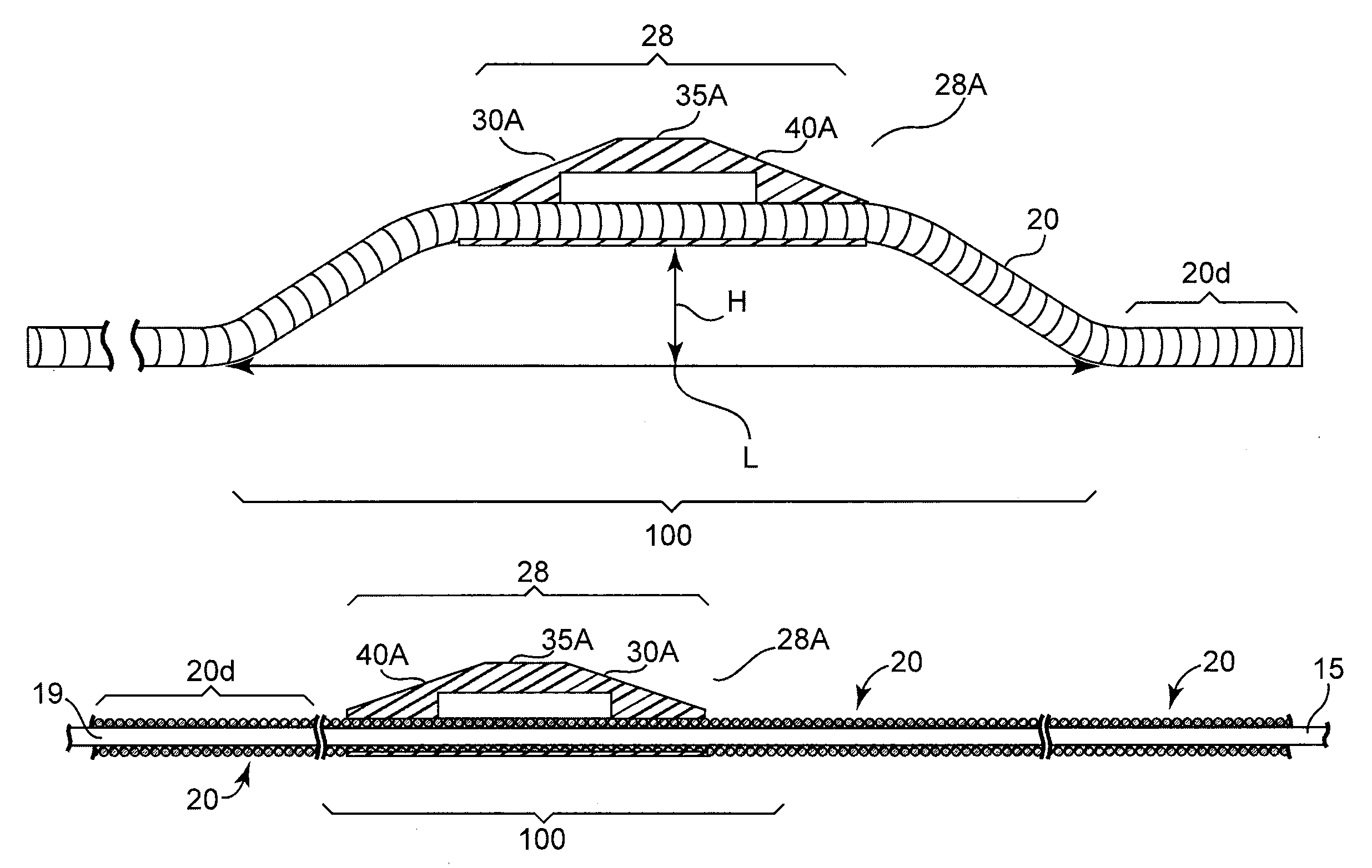 Rotational atherectomy device with pre-curved drive shaft