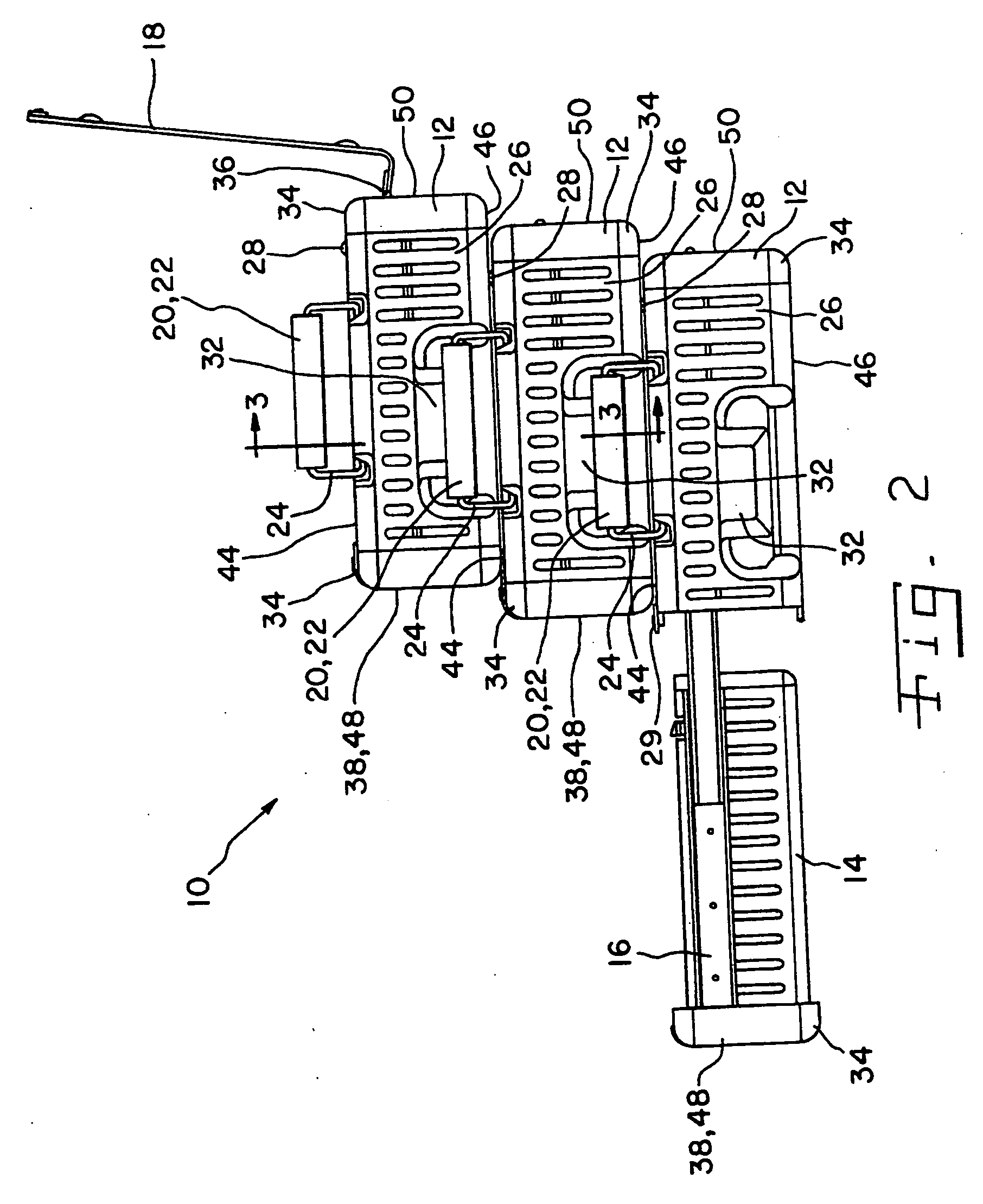 Orthopaedic instrument sterilization case