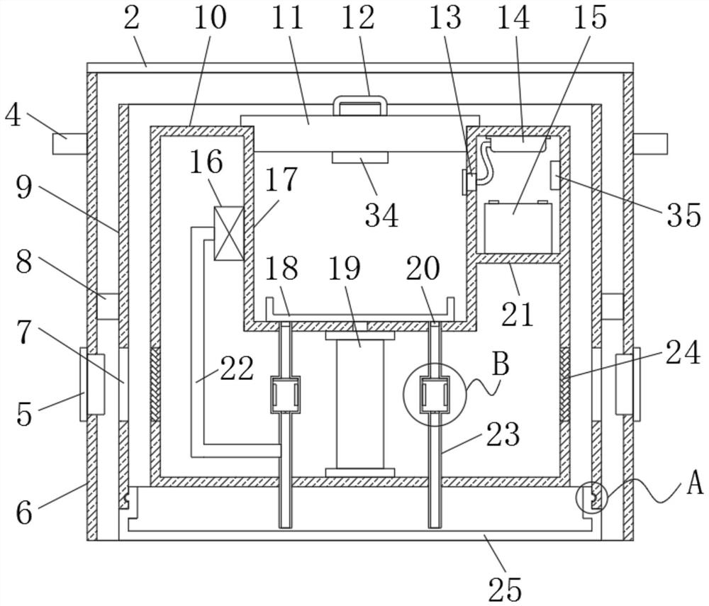 Liver transplantation constant-temperature refrigerator convenient to transport