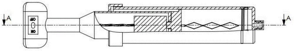 Integrated bone cement electric stirring and propelling plant and application thereof