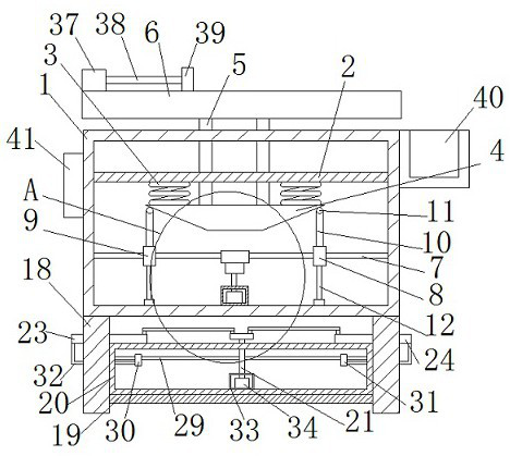 Combined machining anti-static workbench