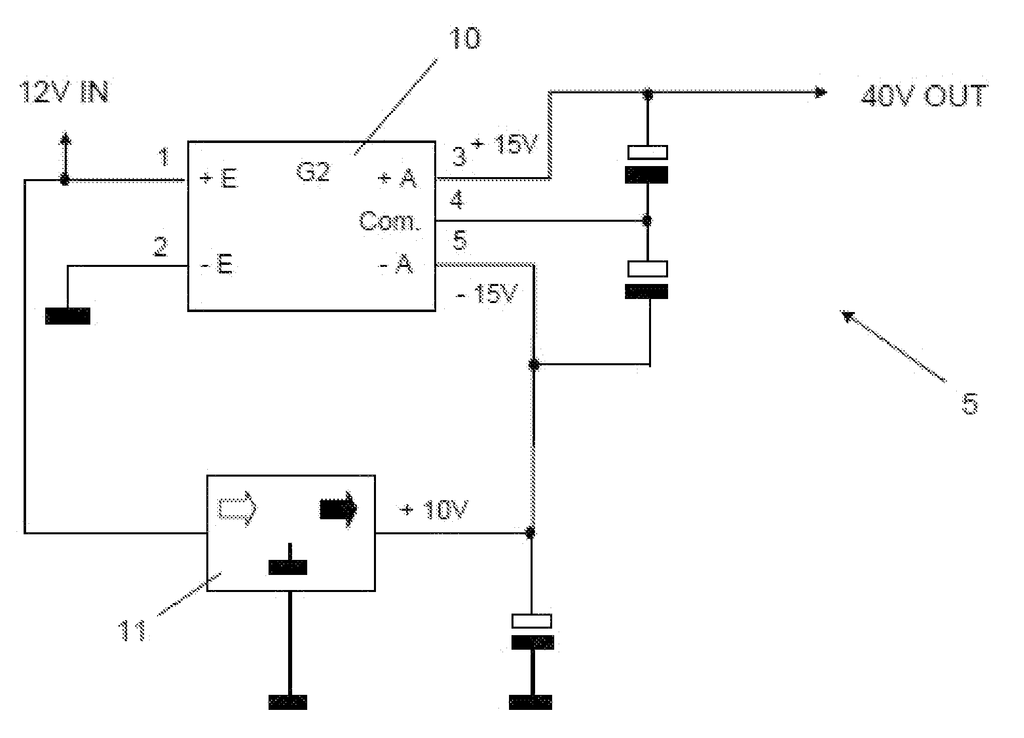 Particle sensor, exhaust system and method for determining particles in the exhaust gas