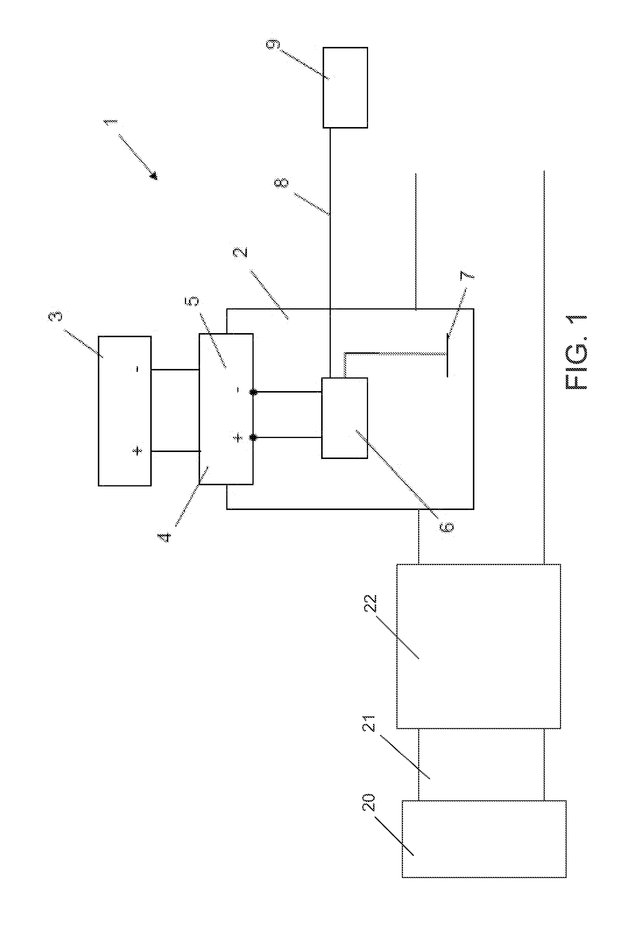 Particle sensor, exhaust system and method for determining particles in the exhaust gas