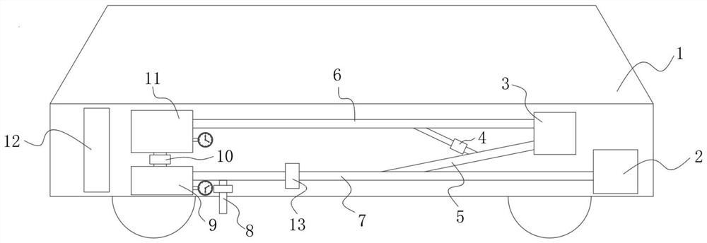 Air pressure circulation power automobile