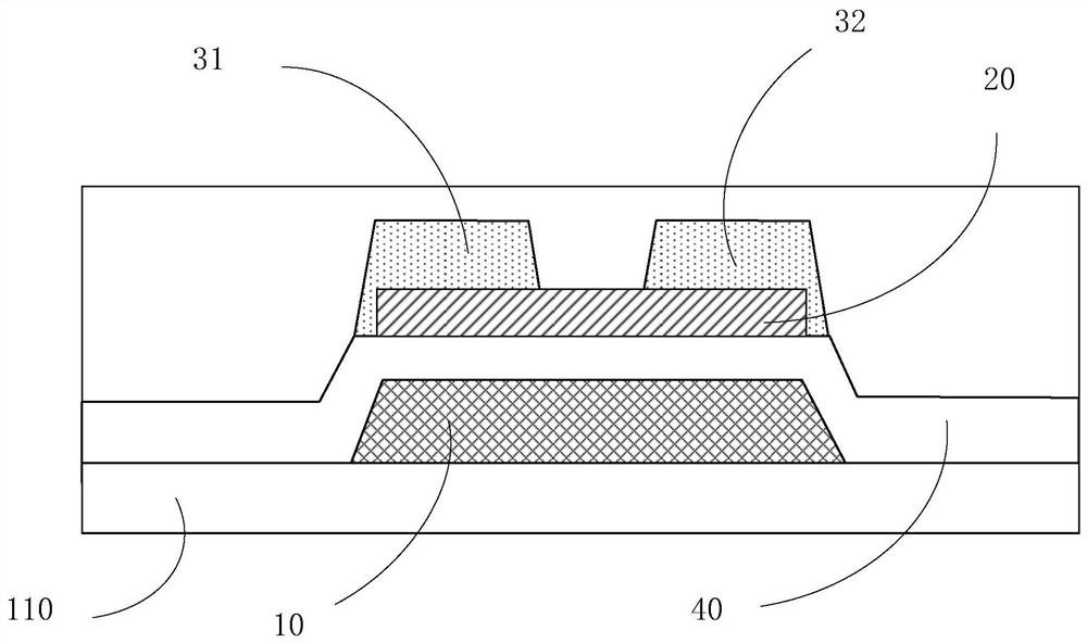 Low-delay thin film transistor, array substrate and display panel