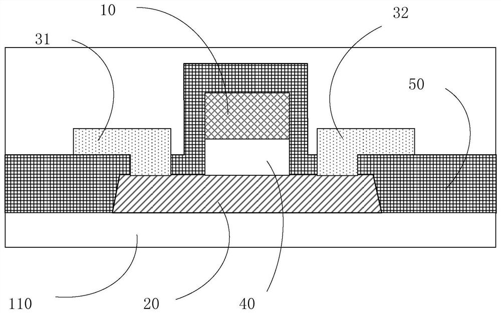 Low-delay thin film transistor, array substrate and display panel