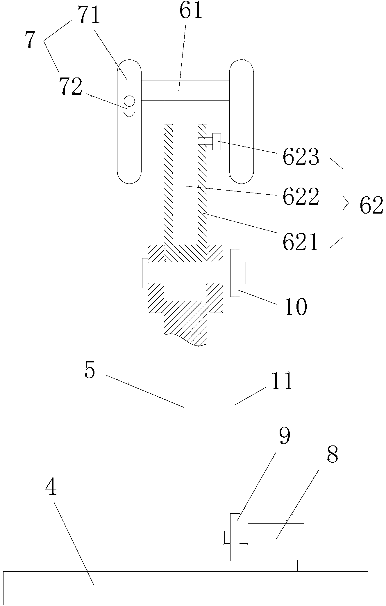 Automobile bumper spraying assembly line with adjustable spraying direction