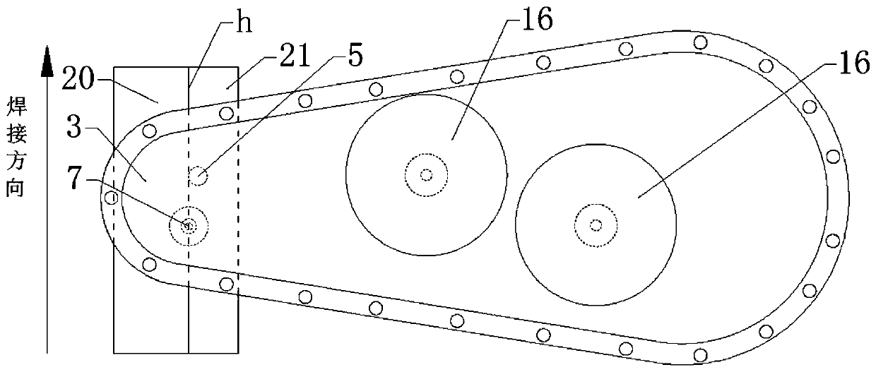 Heterogeneous metal stirring friction welding method