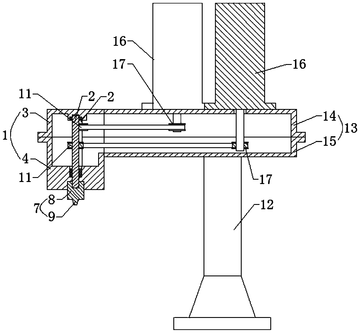 Heterogeneous metal stirring friction welding method