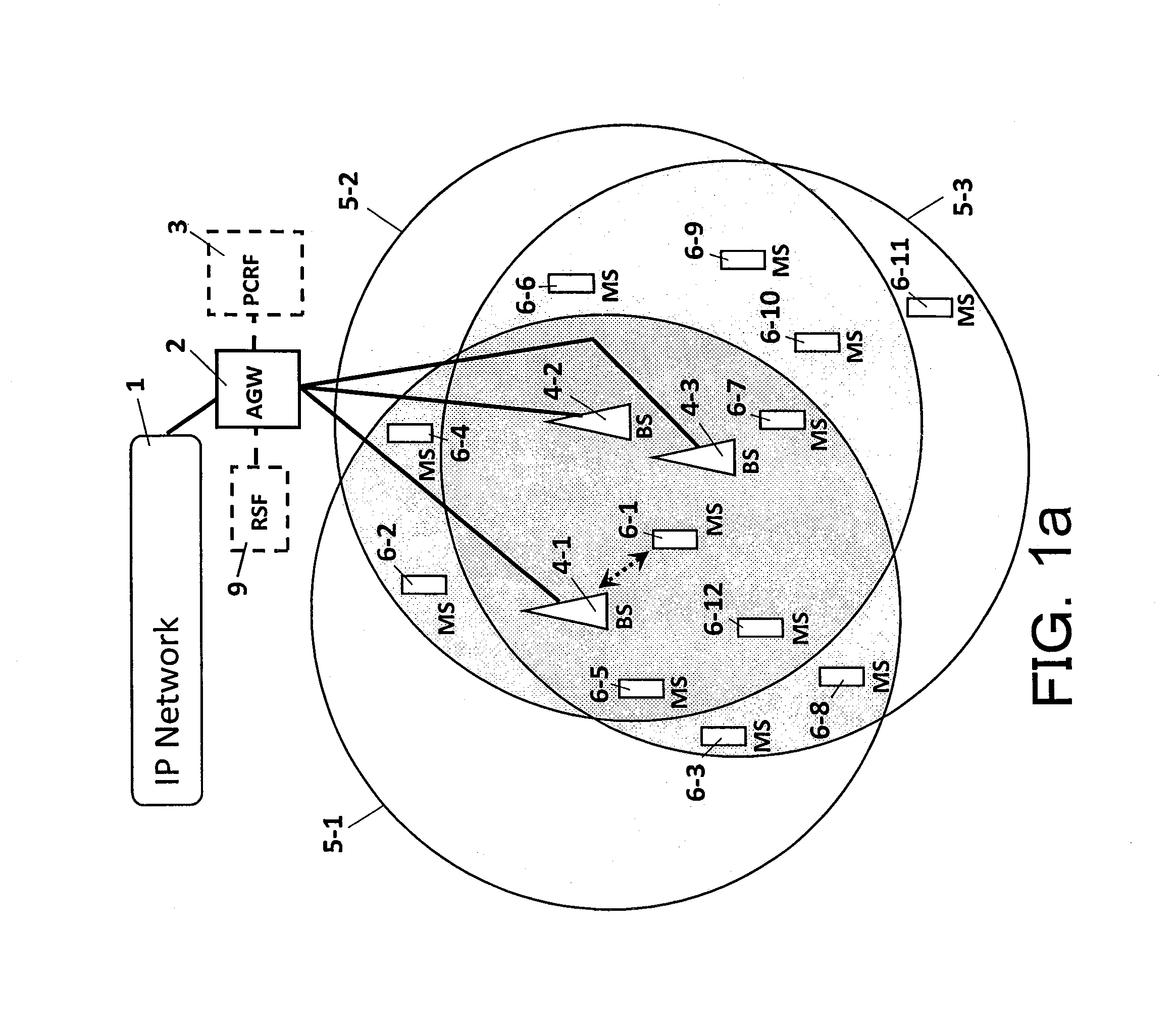 Route selecting device and mobile radio communication system