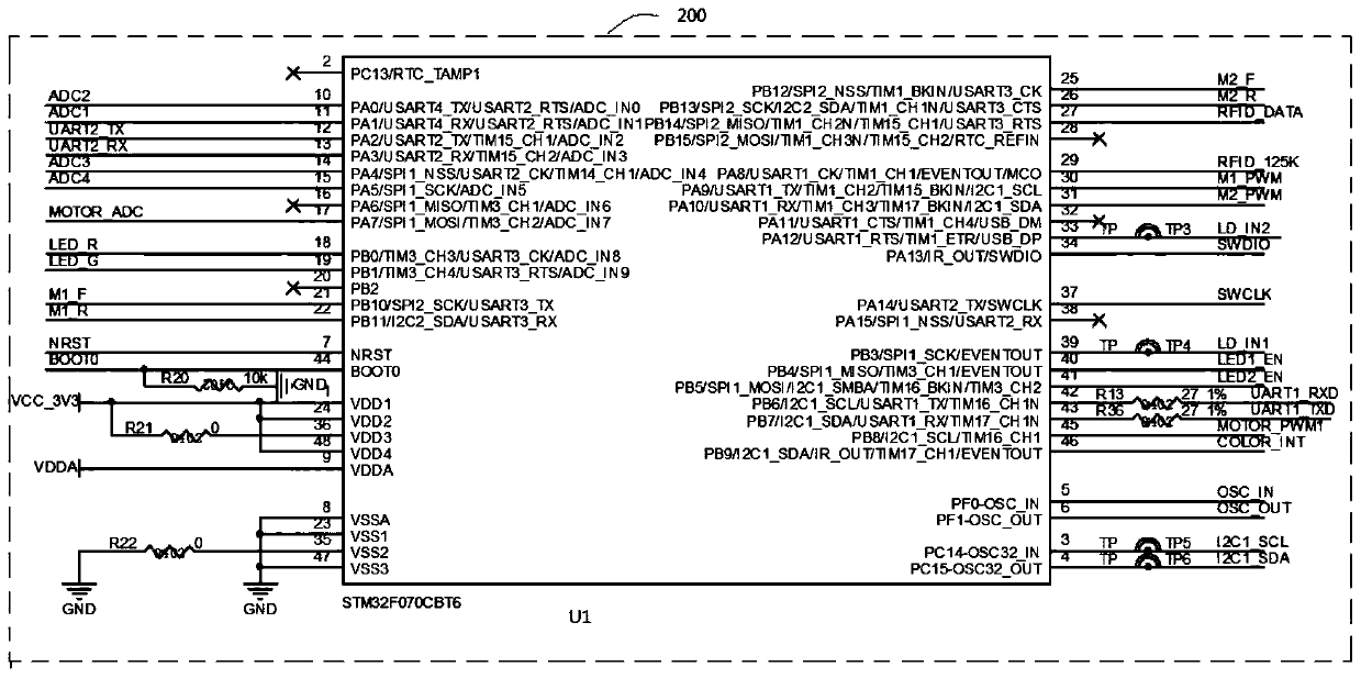 Desktop robot as well as control circuit and control method thereof