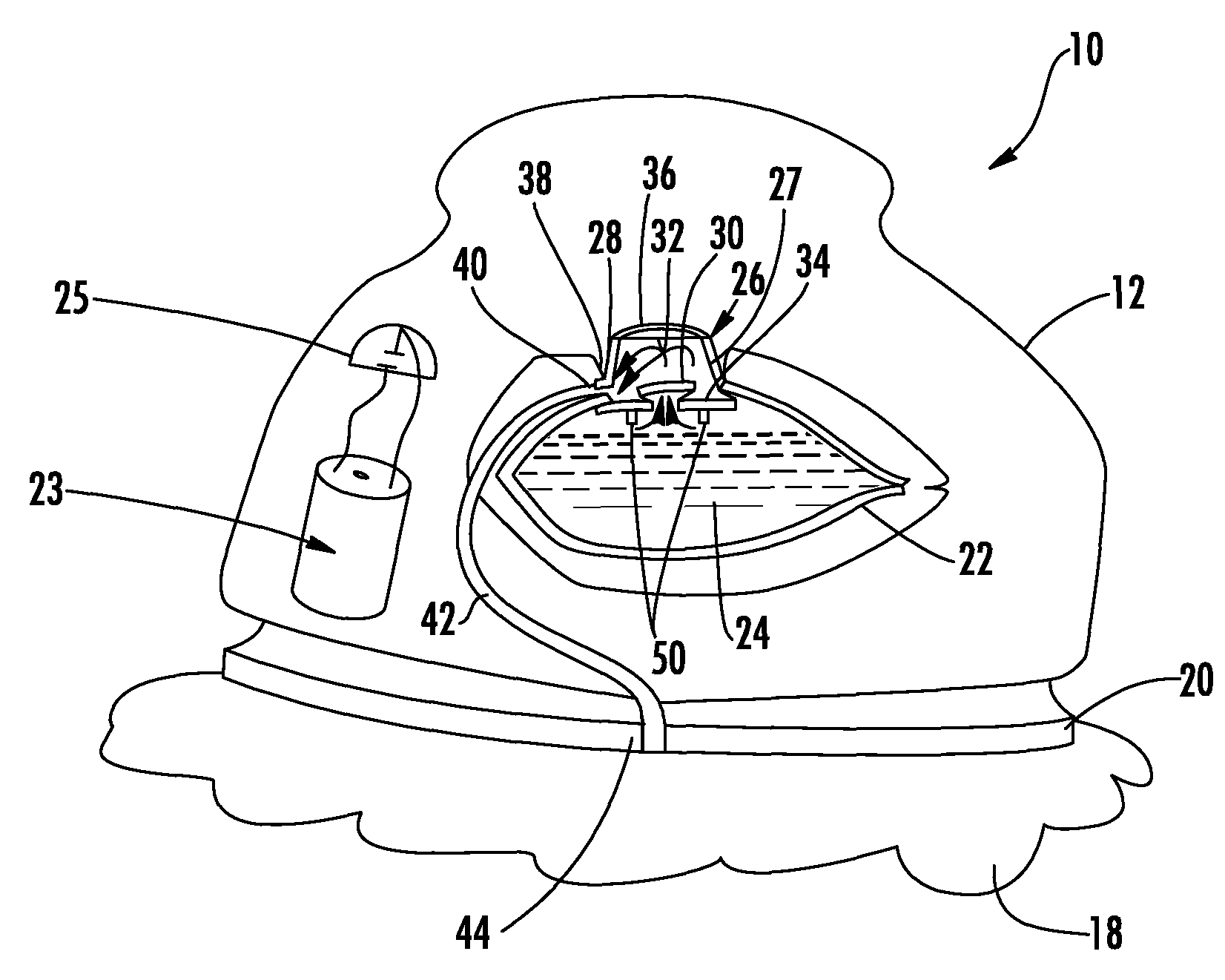 Surface scrubber with rotating pad