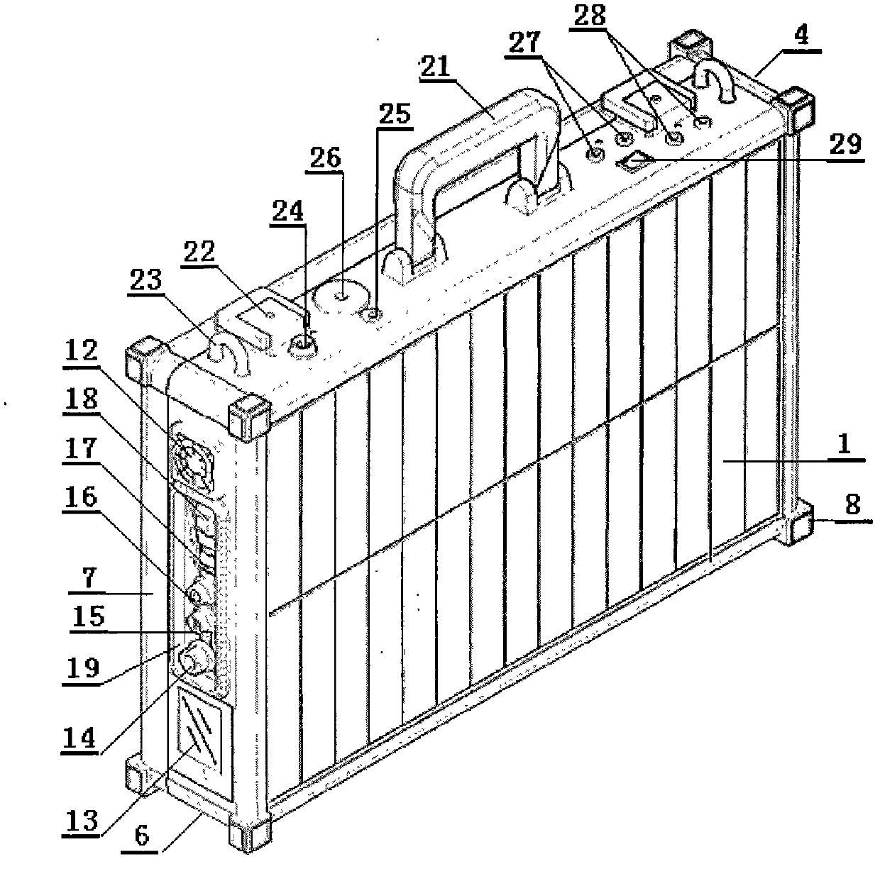 Utility-type solar energy power supply apparatus