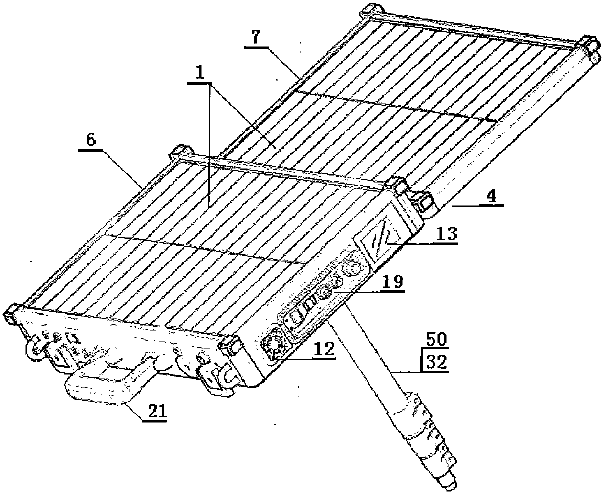 Utility-type solar energy power supply apparatus