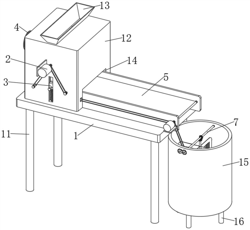 Double-color slub colored spun yarn production device