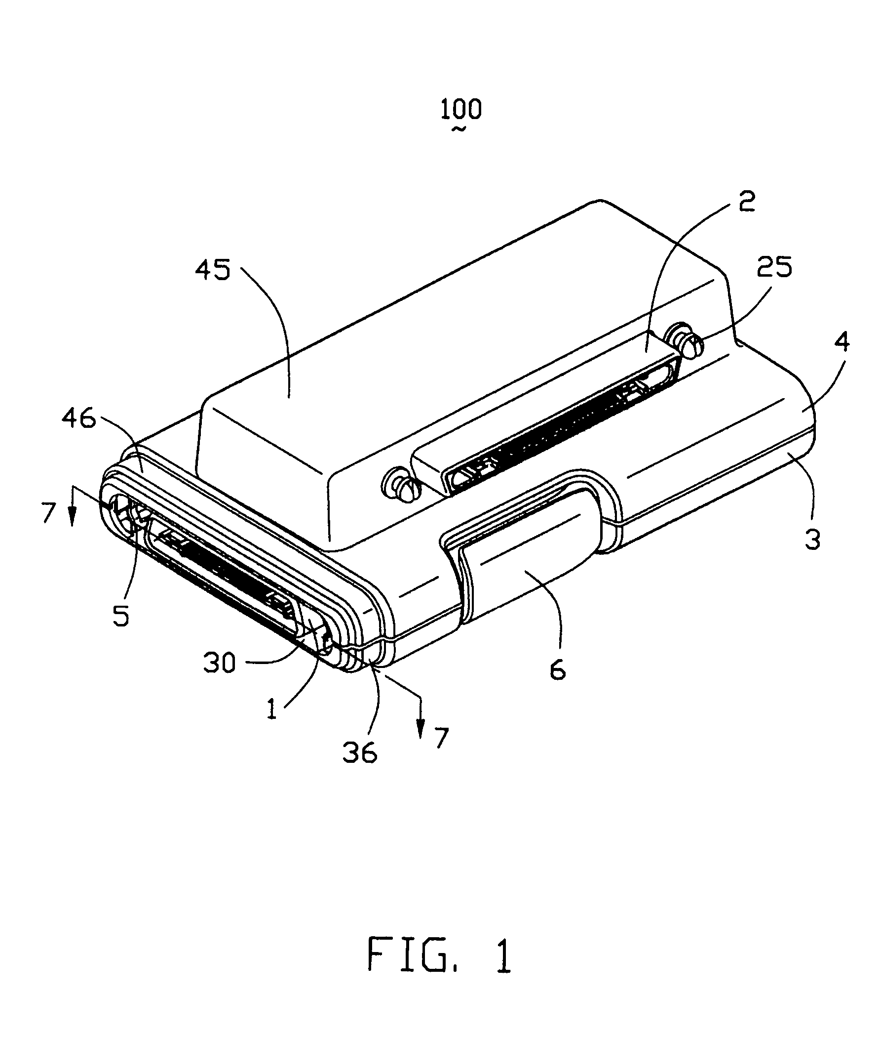 Interlocking member for an electrical connector