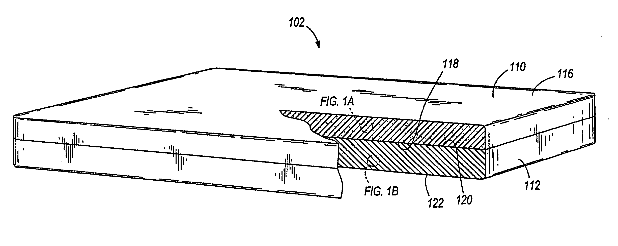 Reticulated material body support and method