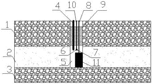 In-situ heating method of coal bed gas thermal exploitation