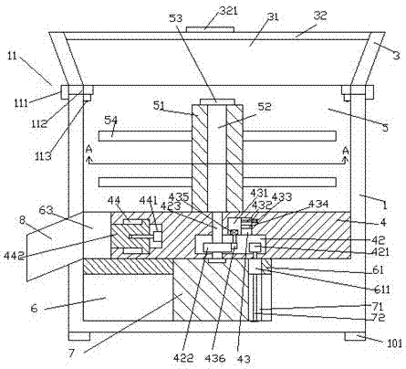 Minced fish making machine