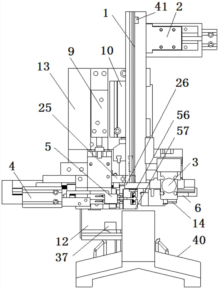 A fully automatic detection device for a light touch switch