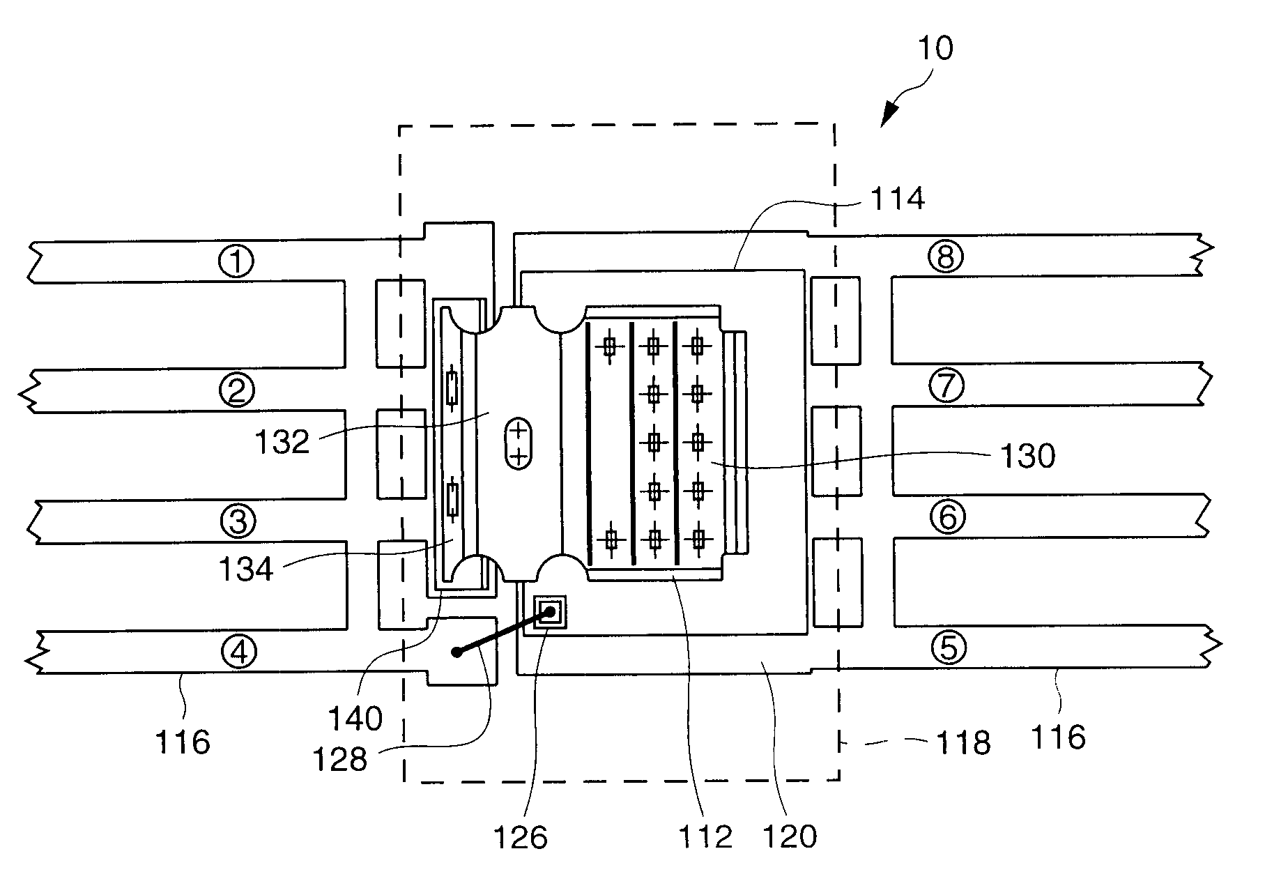 Attaching semiconductor dies to substrates with conductive straps