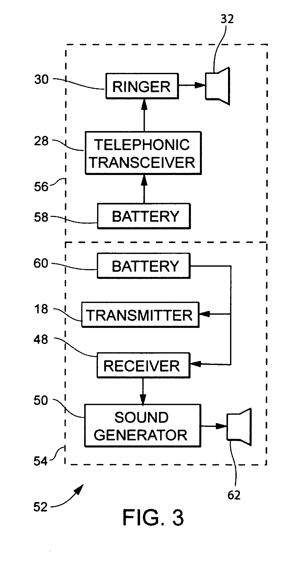 Apparatus and method for preventing loss of a mobile telephone and for locating a lost mobile telephone