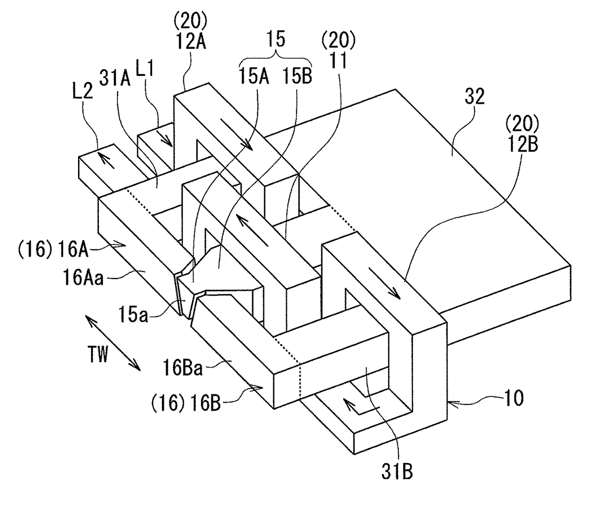 Magnetic head for perpendicular magnetic recording including a coil for individually driving a main pole and a yoke