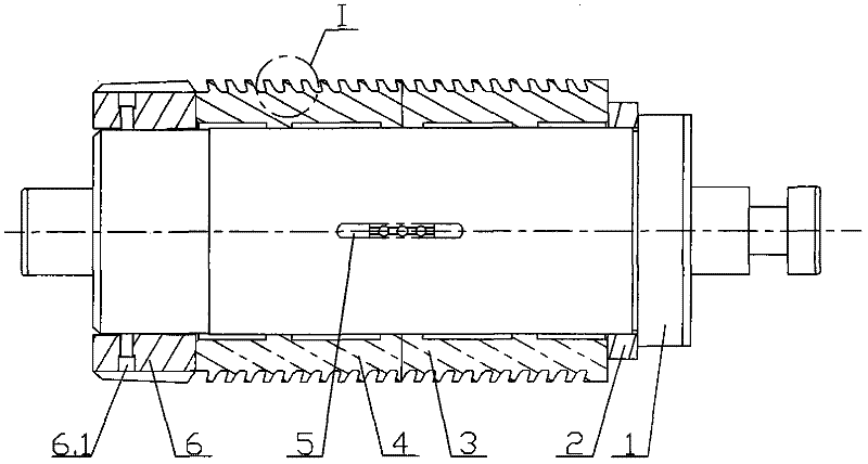 Gradually-cutting type broach