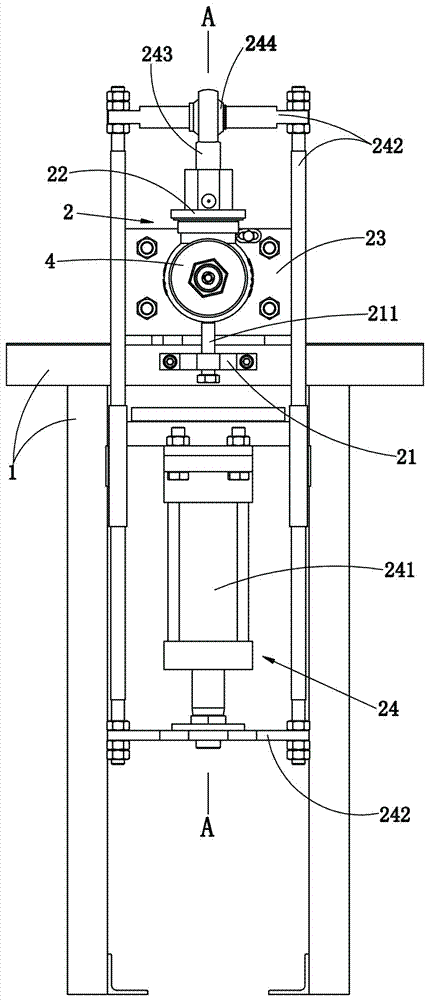 Semi-automatic pressure testing machine for indoor bolts and its pressure testing method