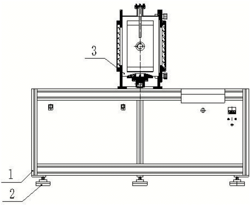 Electromagnetic wave propagation characteristic test device in low temperature plasma