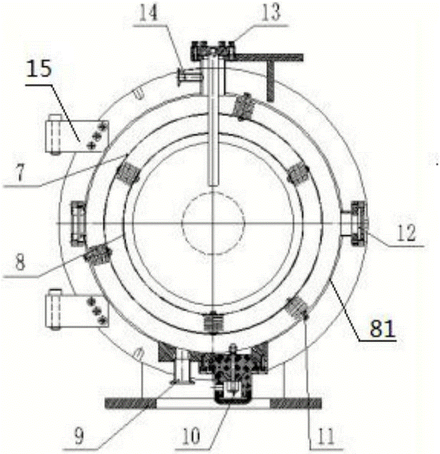 Electromagnetic wave propagation characteristic test device in low temperature plasma