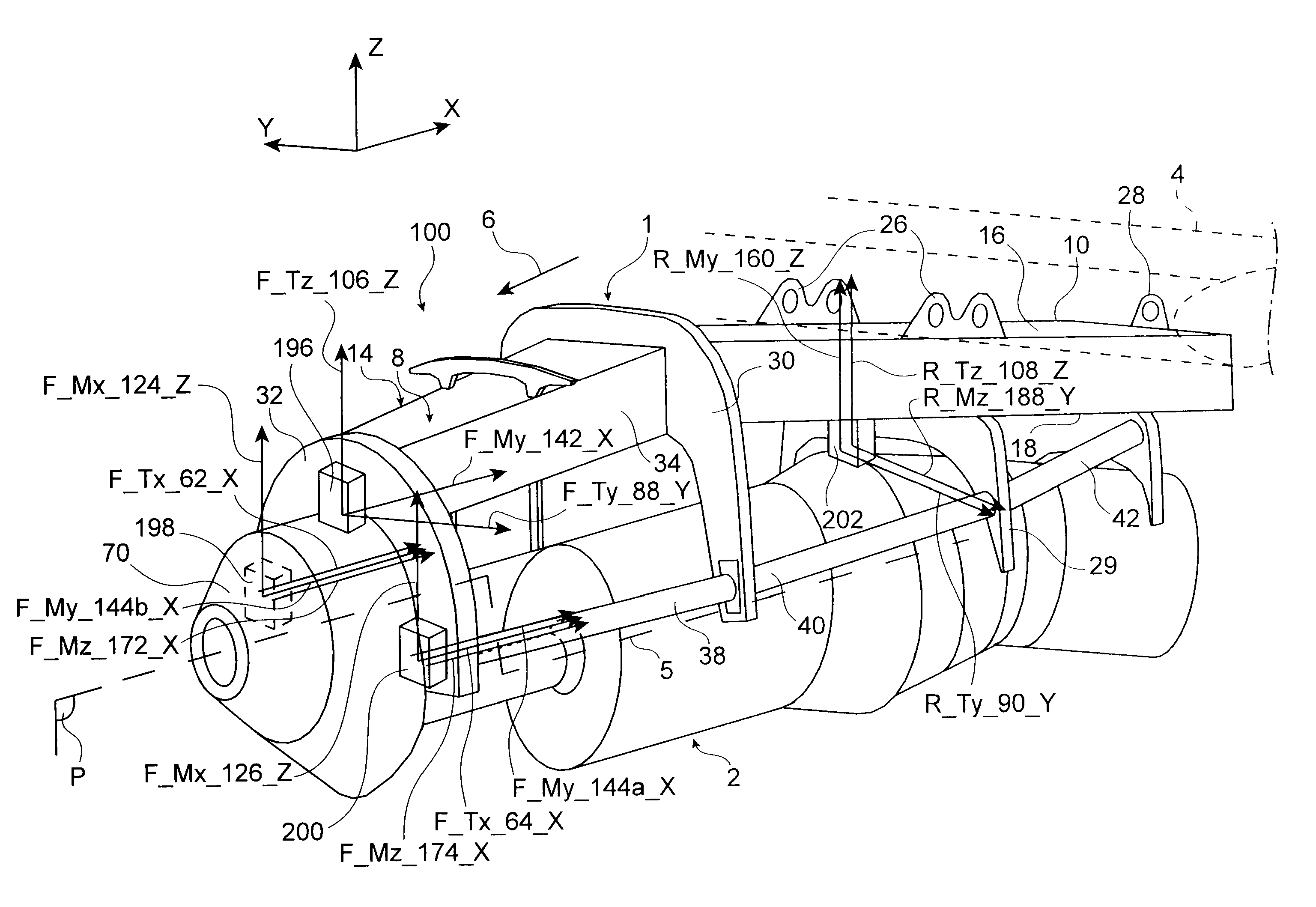 Device for mounting an aircraft turboprop engine comprising hydraulic attachments