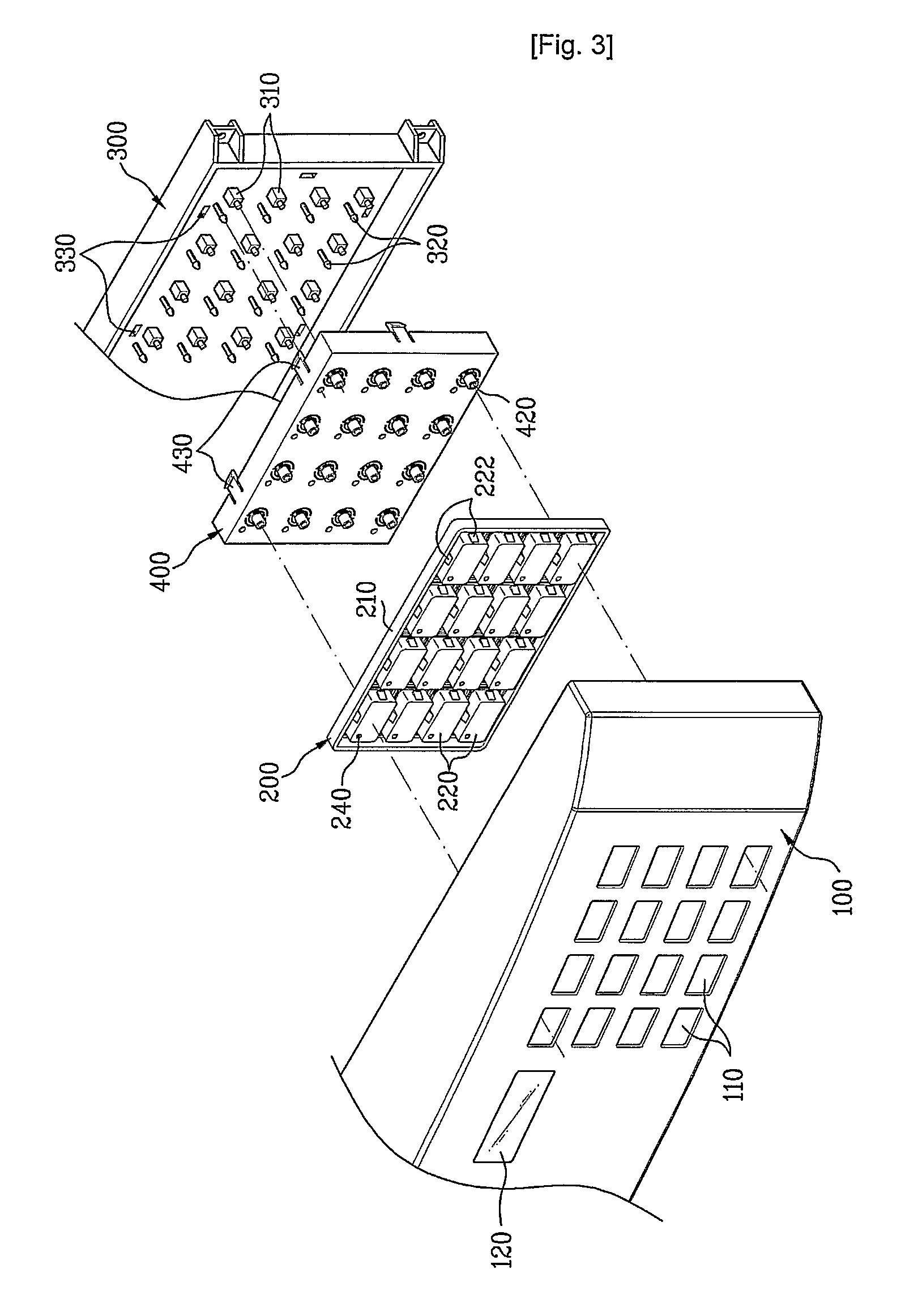 Control panel assembly for laundry device and laundry device including the same