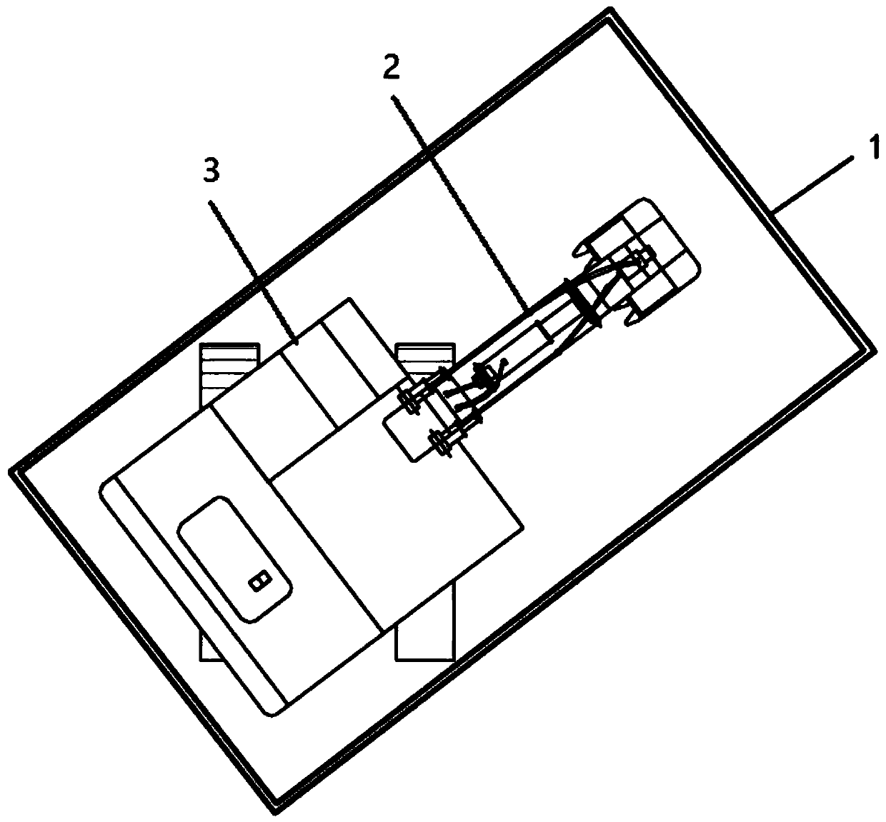 Unmanned excavation system and method based on natural interaction in complex construction environment