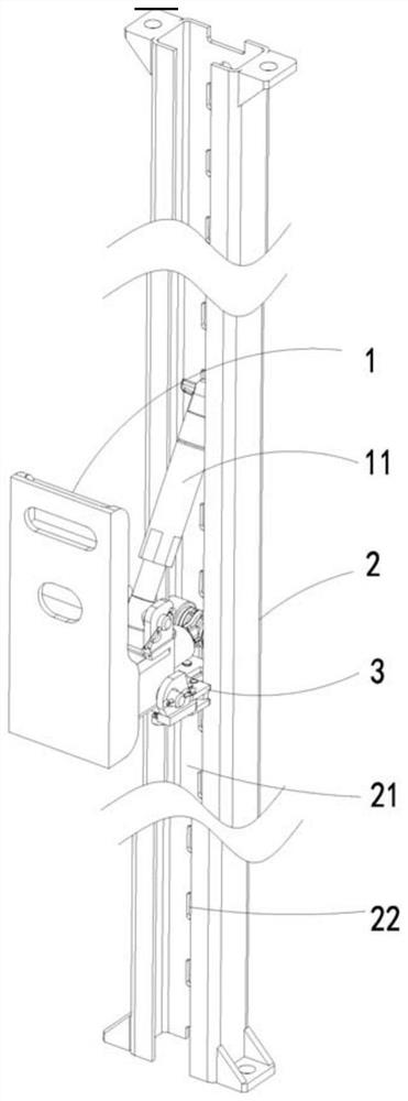 A rail clamp anti-falling device