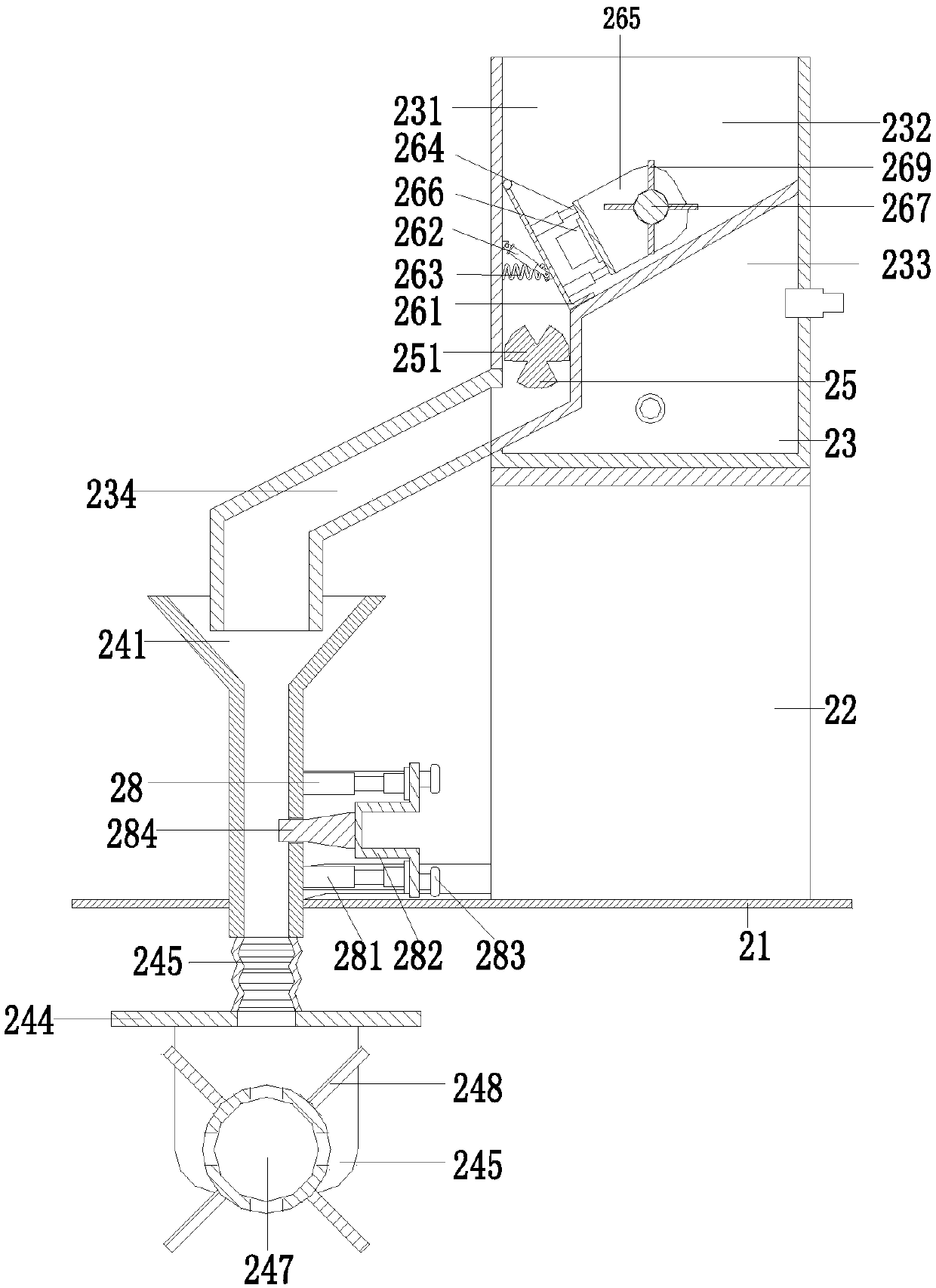 Automatic limit feeding device special for fish and shrimp product culture