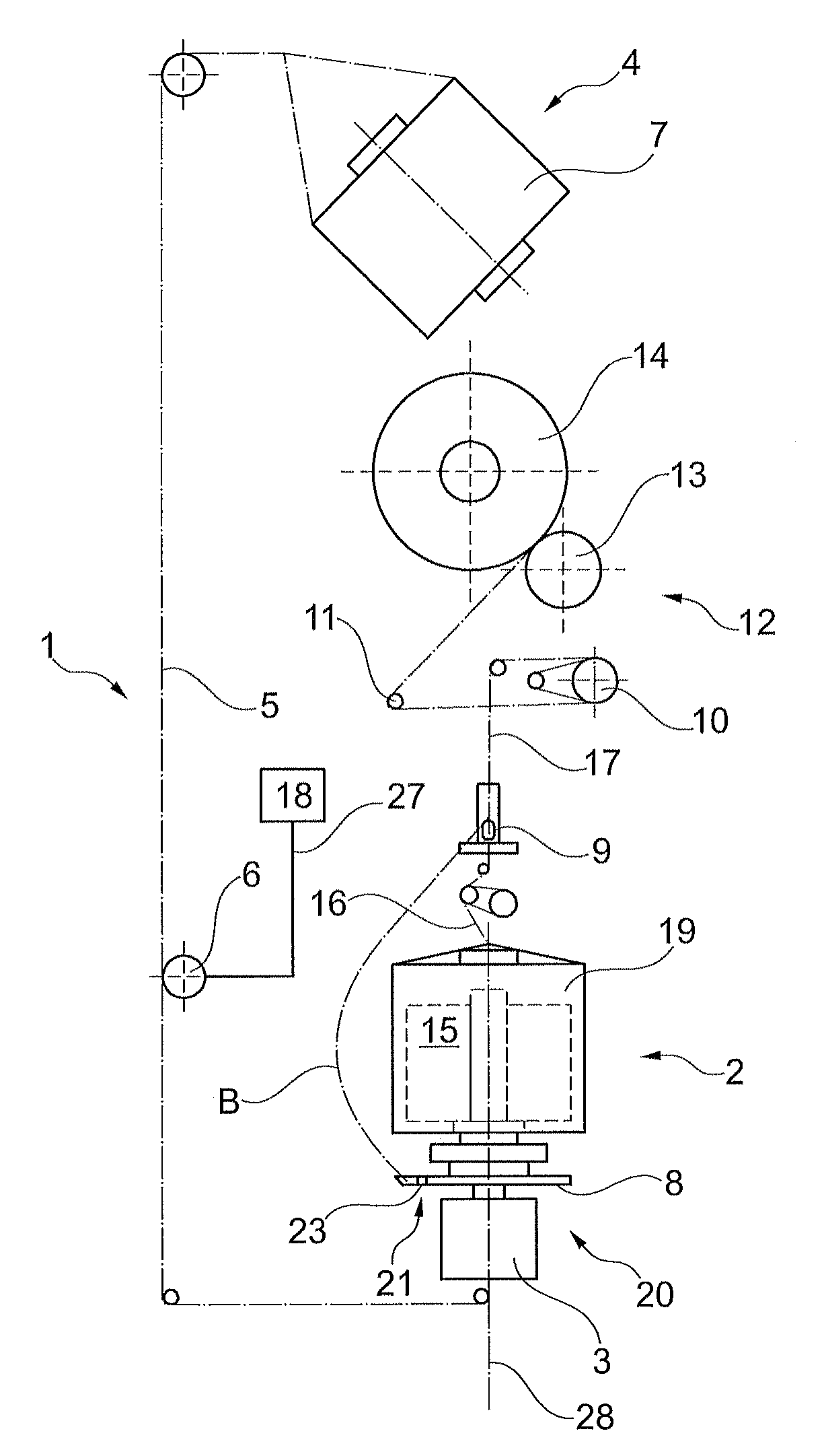 Method for operating a spindle of a two-for-one twisting or cabling machine and associated two-for-one twisting or cabling machine