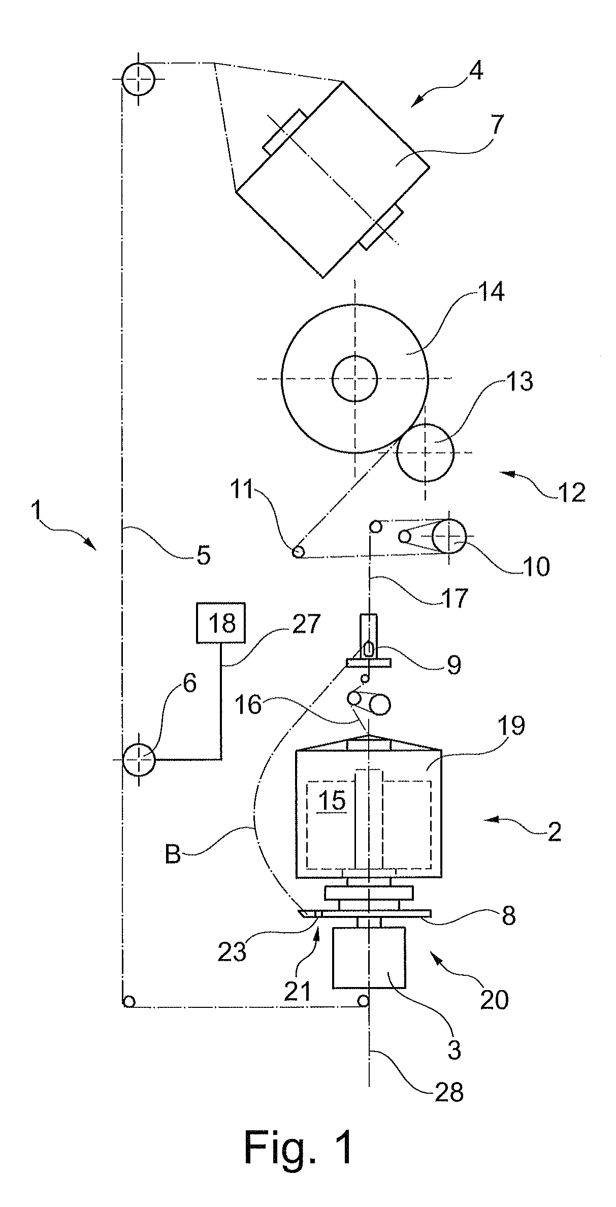 Method for operating a spindle of a two-for-one twisting or cabling machine and associated two-for-one twisting or cabling machine