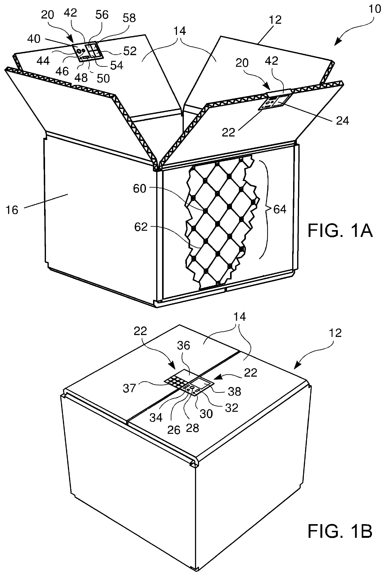 Shipping package tracking or monitoring system and method